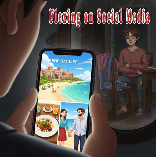 Flexing on Social Media